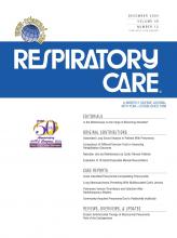 Respiratory Care: 49 (12)