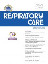 Respiratory Care: 49 (8)