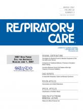 Respiratory Care: 52 (3)