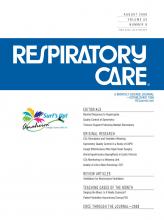 Respiratory Care: 53 (8)