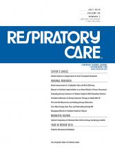 Respiratory Care: 64 (7)