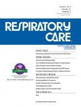 Respiratory Care: 64 (8)