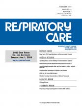 Respiratory Care: 65 (2)