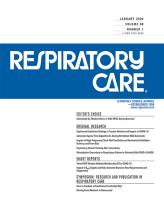 Respiratory Care: 69 (1)